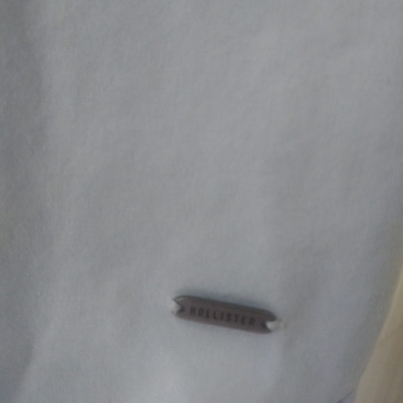 ❤Hollister Beaded Collar Light Denim Top Size S - Picture 9 of 15